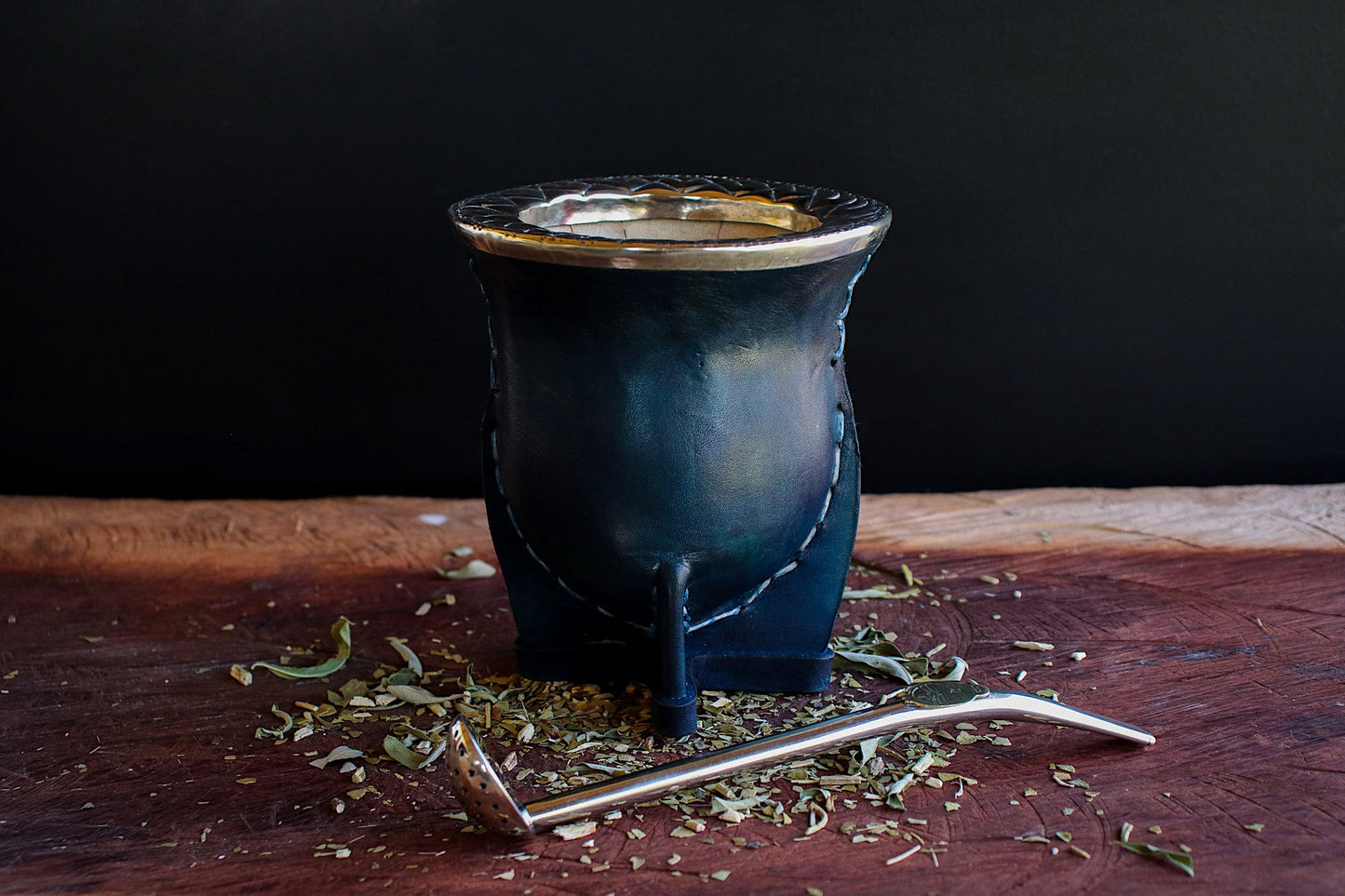 Mate de Cuero y Alpaca