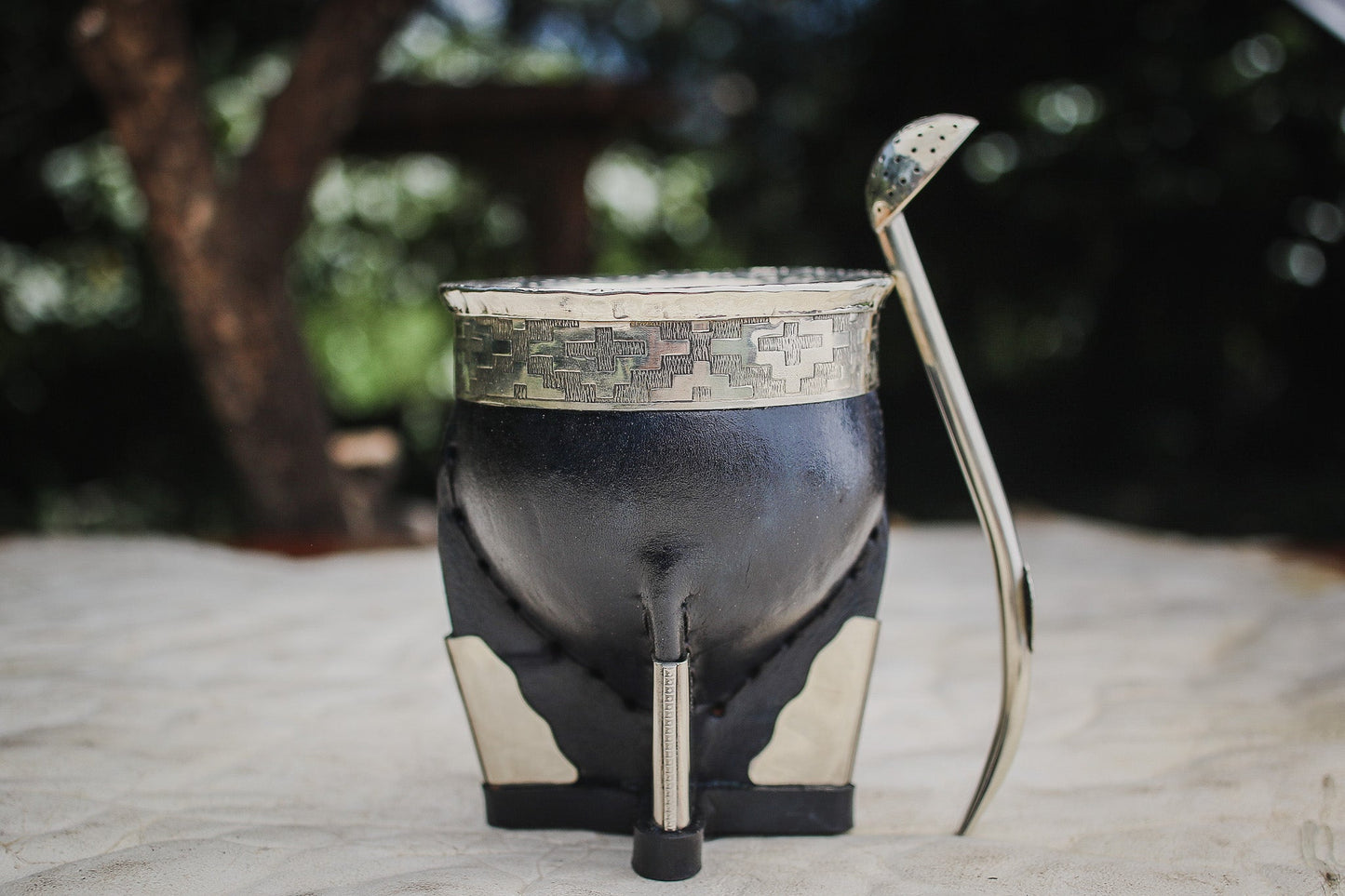 Mate Imperial de Cuero y Alpaca