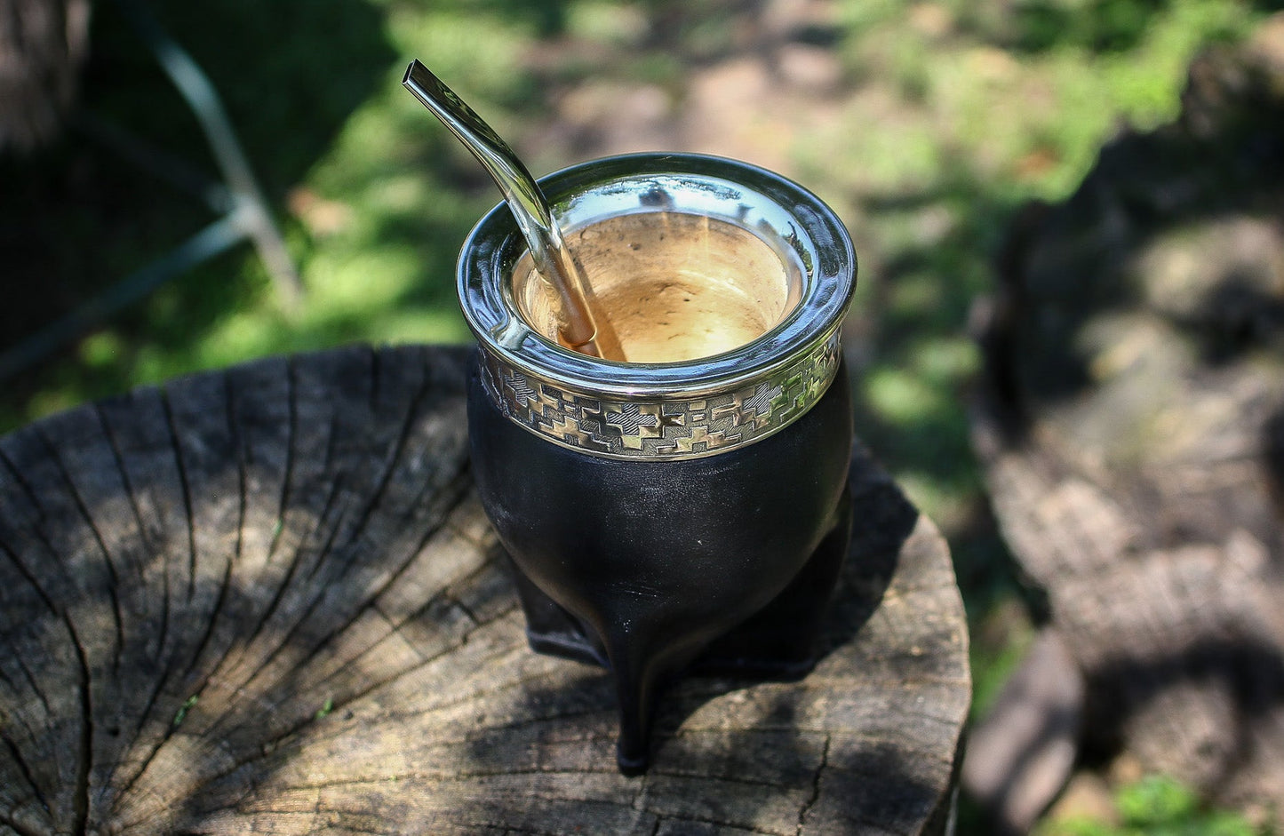 Mate Imperial de Cuero y Alpaca