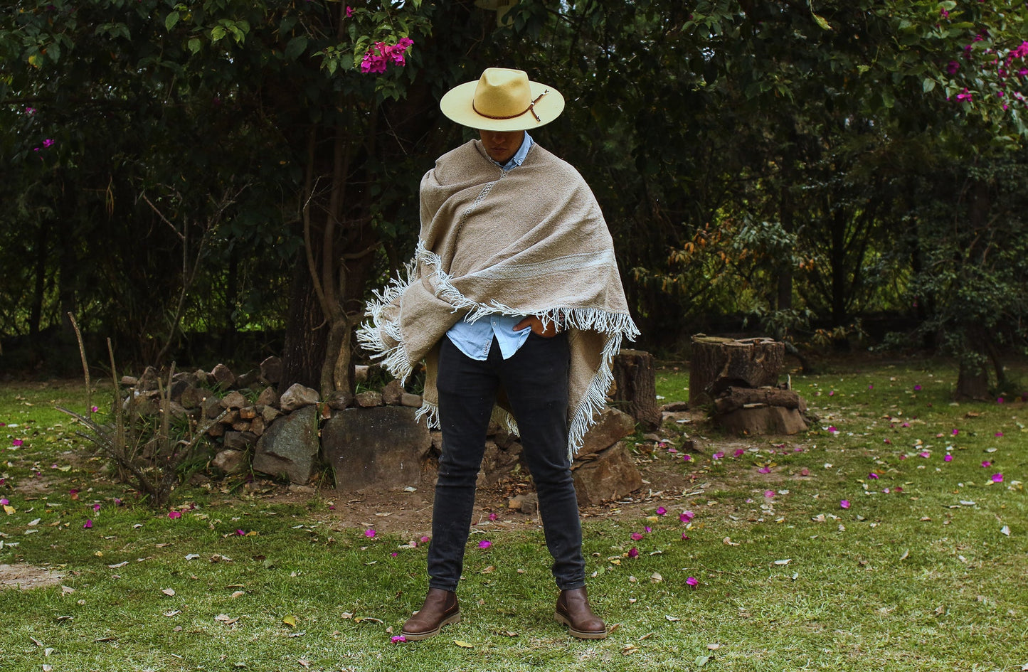 Poncho “San Carlo” de Hilos de Oveja