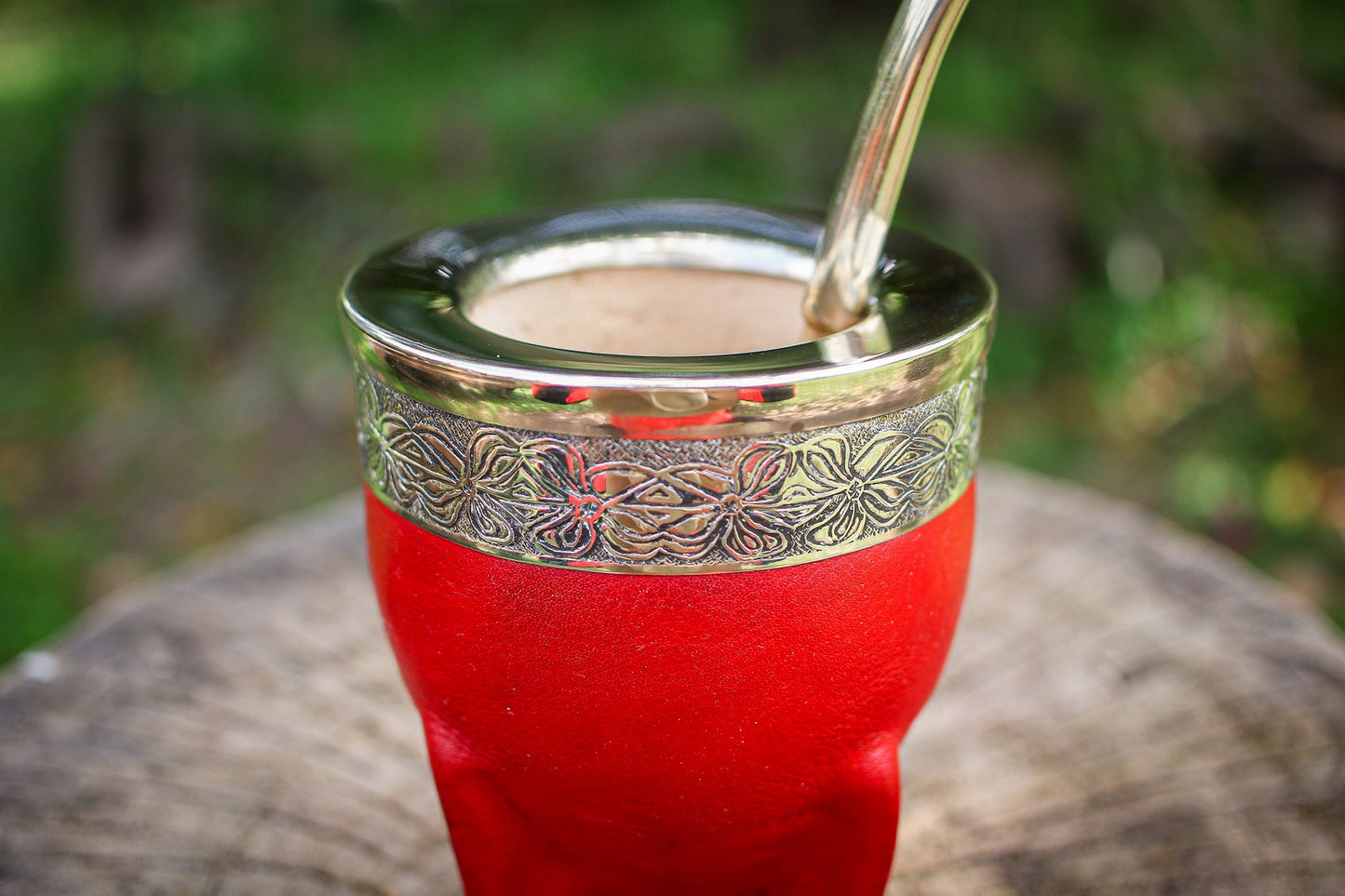 Mate Imperial de Cuero y Alpaca