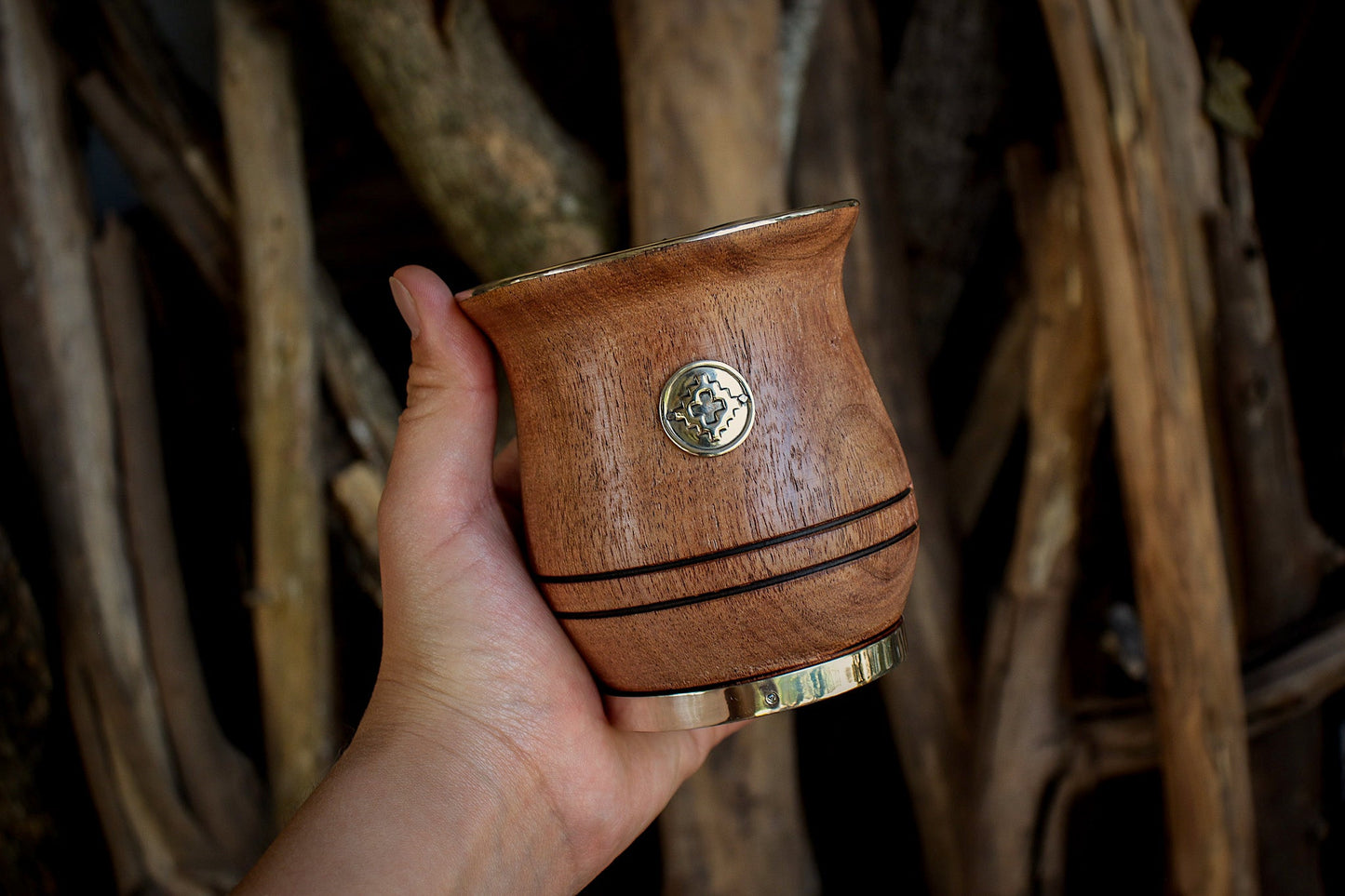 Mate de Algarrobo con Bombilla