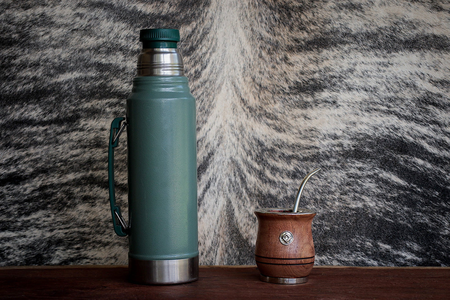 Mate de Algarrobo con Bombilla
