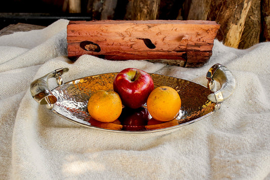 Bandeja de Alpaca y Asta