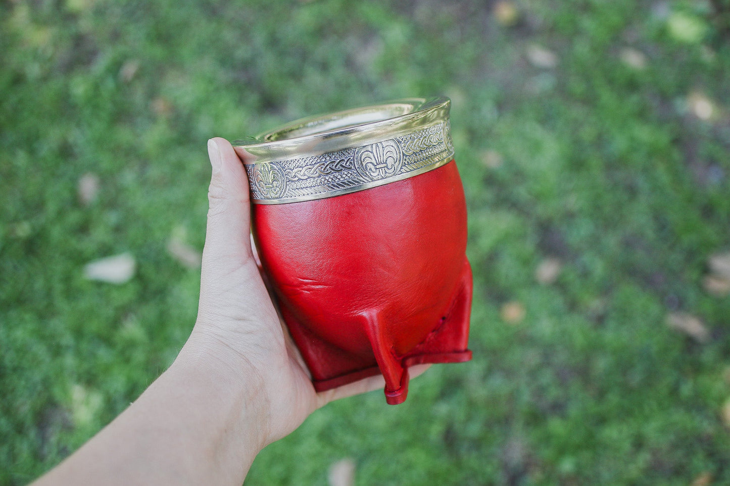 Mate Imperial de Cuero y Alpaca