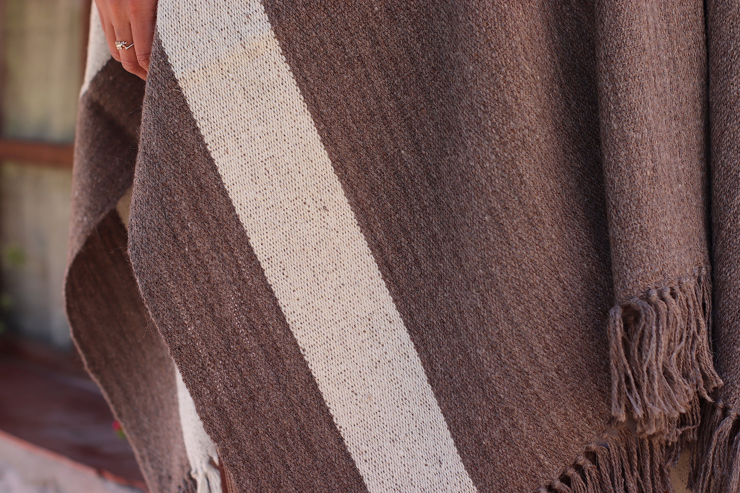 Poncho "Malargüe" de Llama Baby