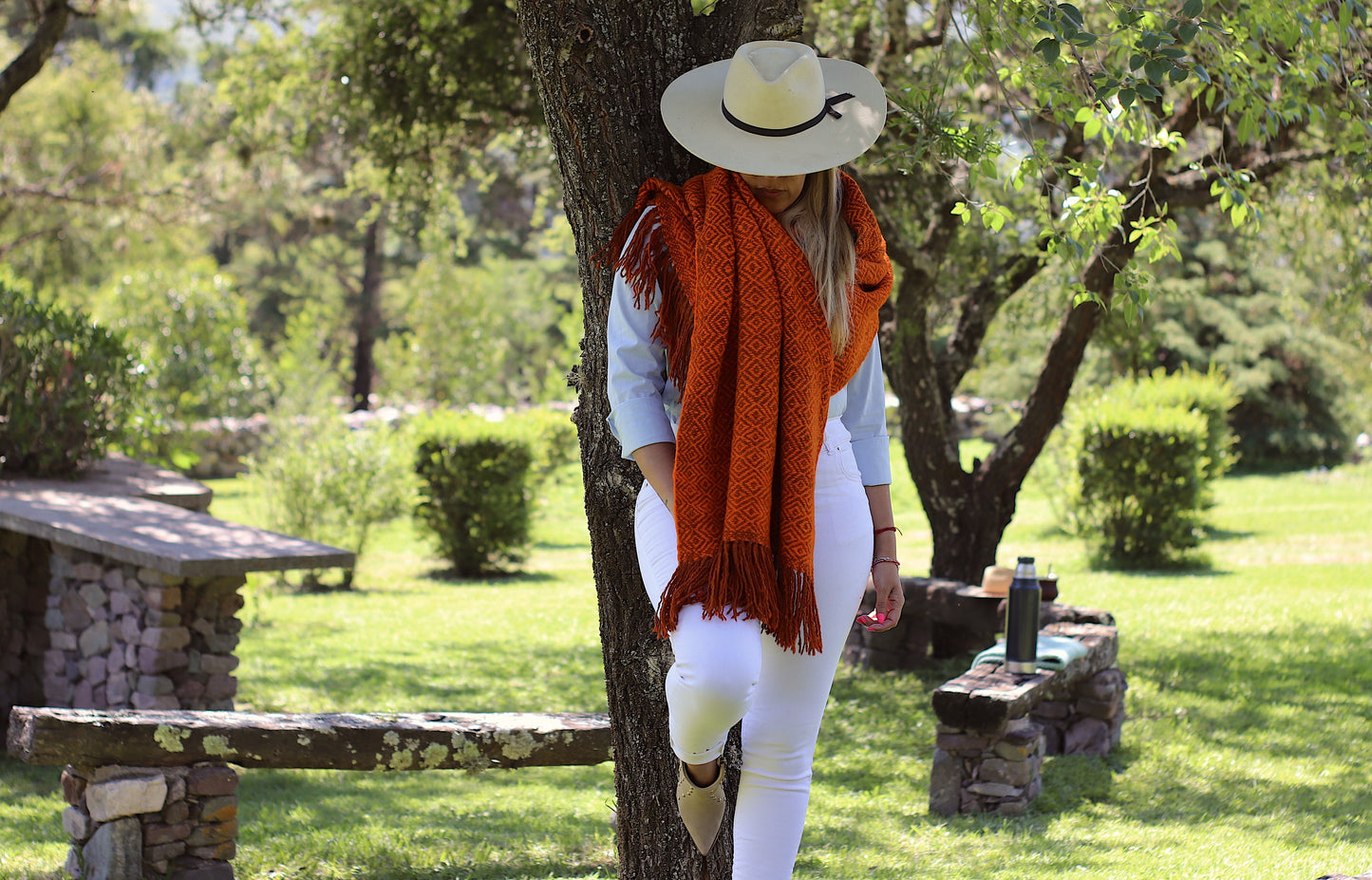 Manta "Casira" Hilado Llama Baby
