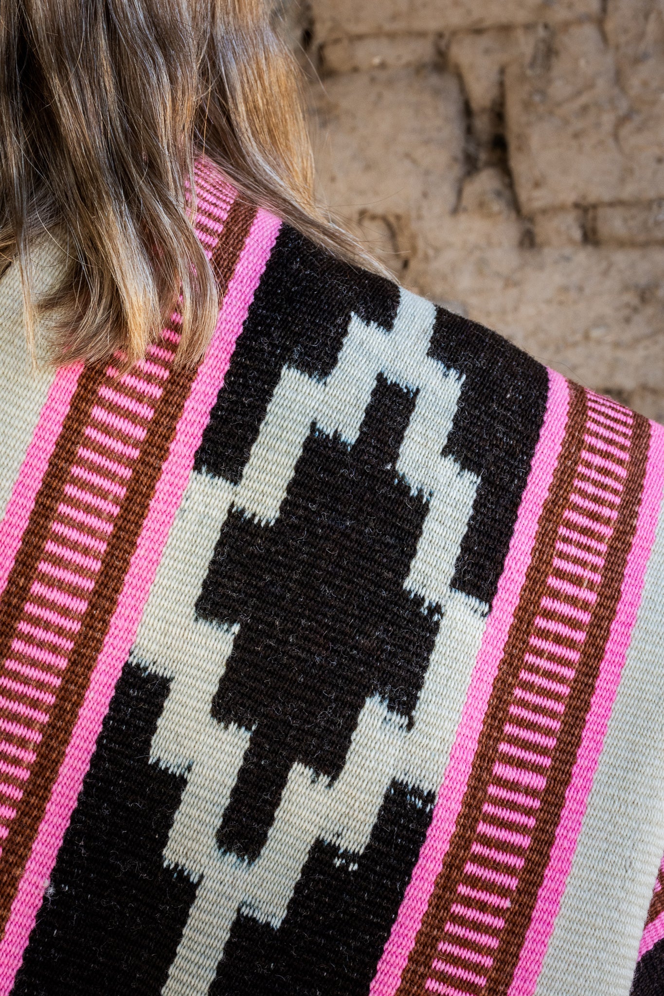 Poncho "Cayetana" Obra en Telar Criollo