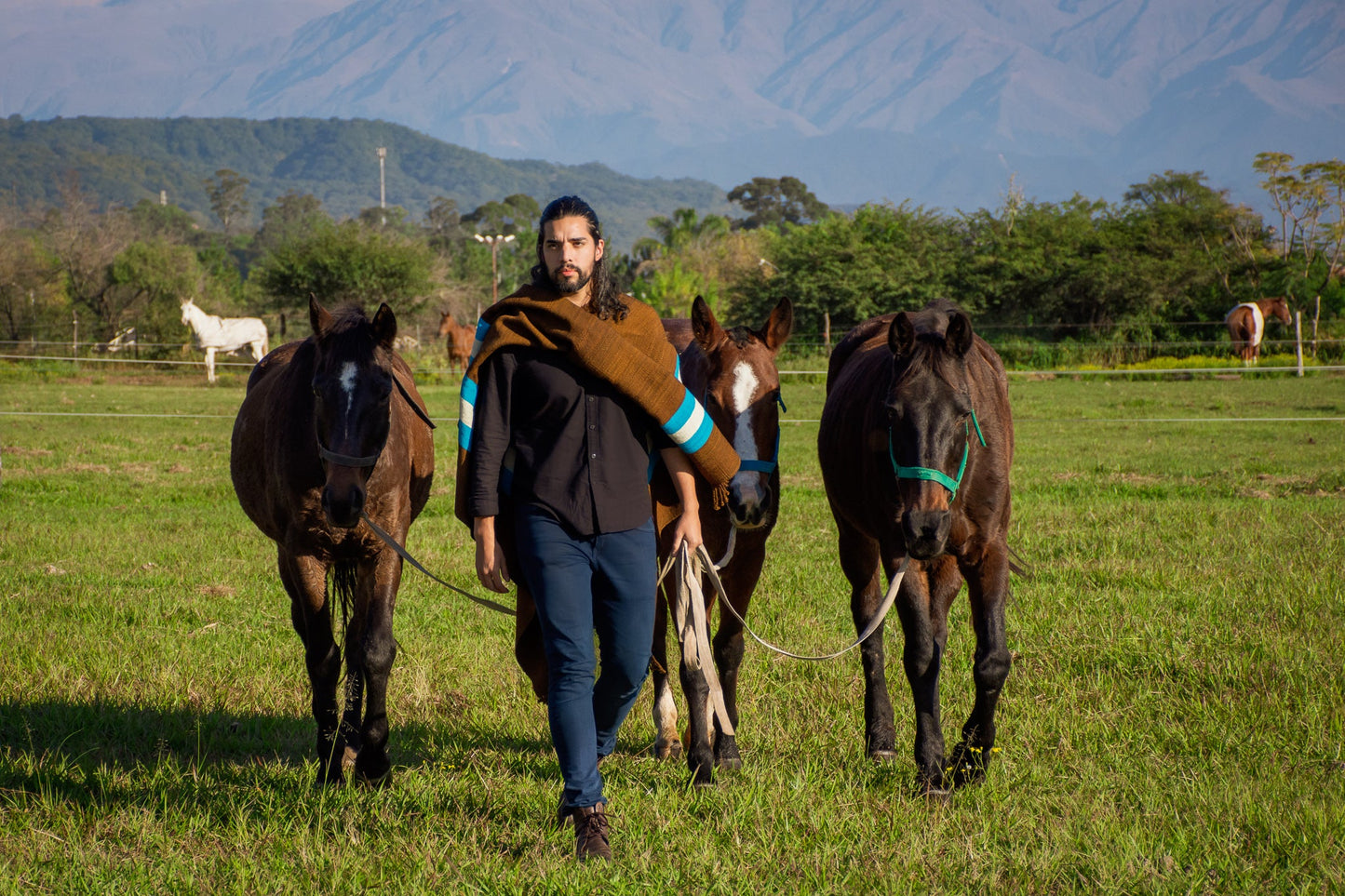 Poncho "Ayacucho" Telar Criollo Artesanal