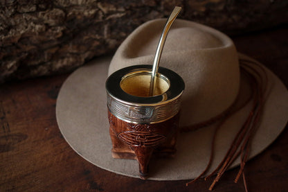Imperial Cuero y Alpaca con Bombillón