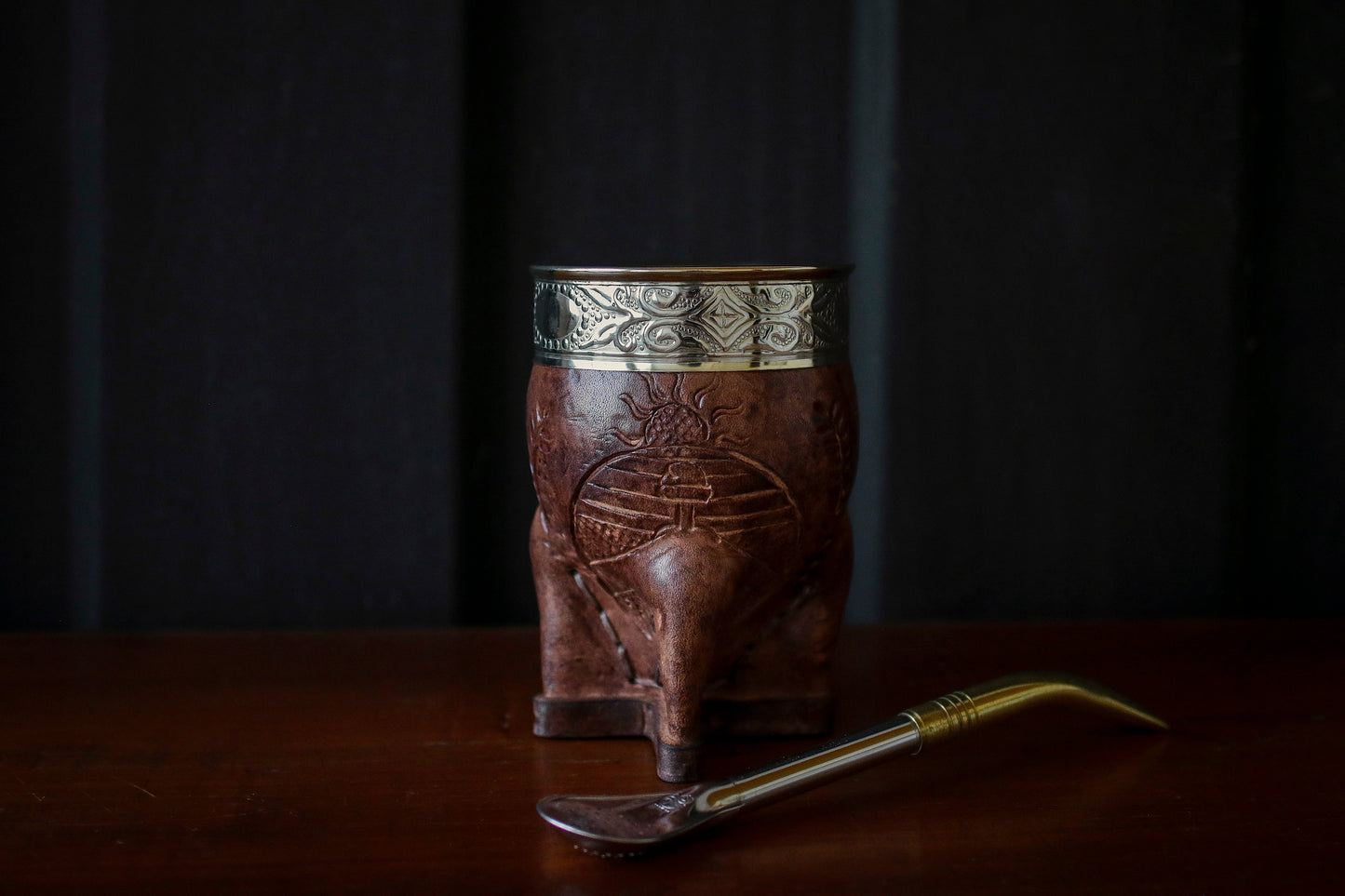 Imperial Cuero y Alpaca con Bombillón