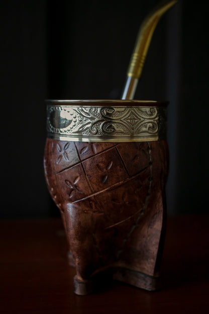Imperial Cuero y Alpaca con Bombillón