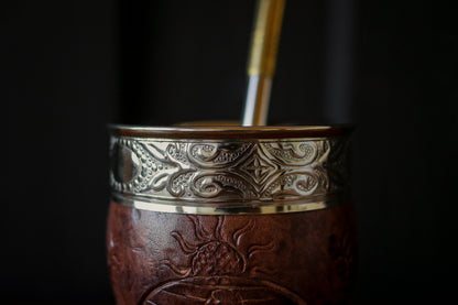 Imperial Cuero y Alpaca con Bombillón
