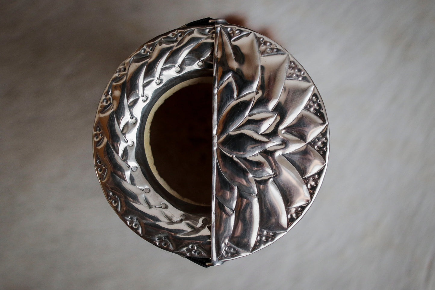 Imperial Cuero y Bronce con Escudo, Matepa y Bombilla