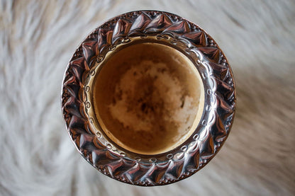 Imperial Cuero y Bronce con Escudo, Matepa y Bombilla