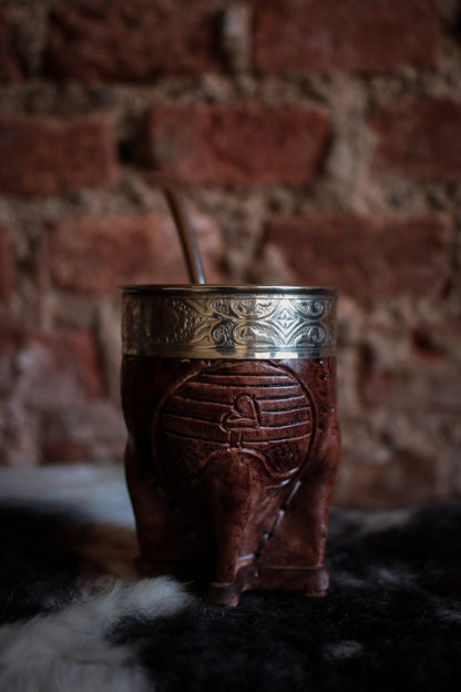 Imperial Cuero y Alpaca con Bombillón