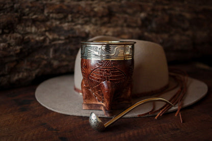 Imperial Cuero y Alpaca con Bombillón