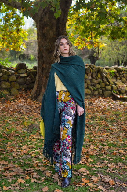 Ruana "Alcorta" Hilos de Llama Baby
