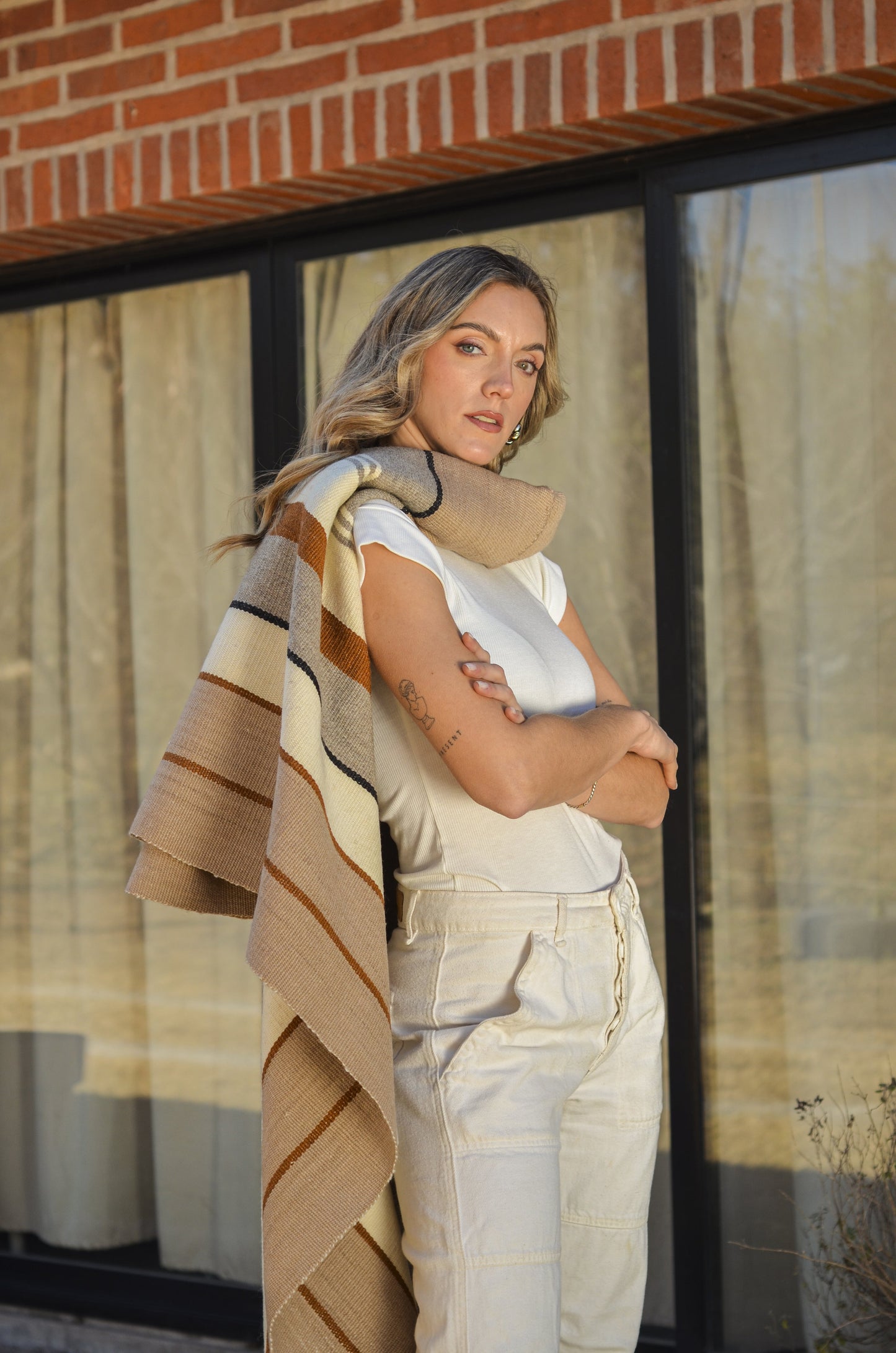 Poncho "Villaguay" Obra en Telar Criollo