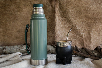 Imperial Cuero y Alpaca con Bombilla