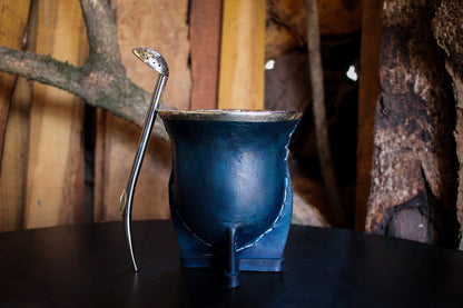 Mate de Cuero y Alpaca