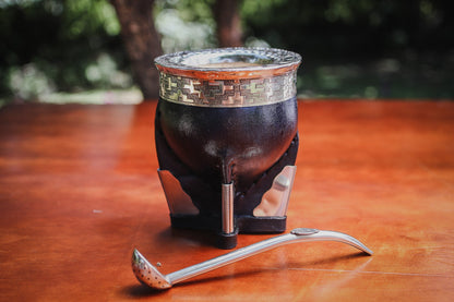 Mate Imperial de Cuero y Alpaca