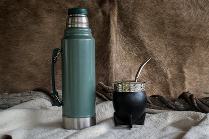Imperial Cuero y Alpaca con Bombilla