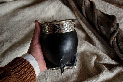 Imperial Cuero y Alpaca con Bombilla