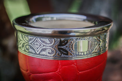 Mate Imperial Cuero y Alpaca