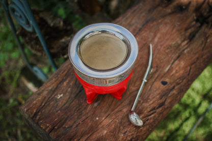 Mate Imperial Cuero y Alpaca