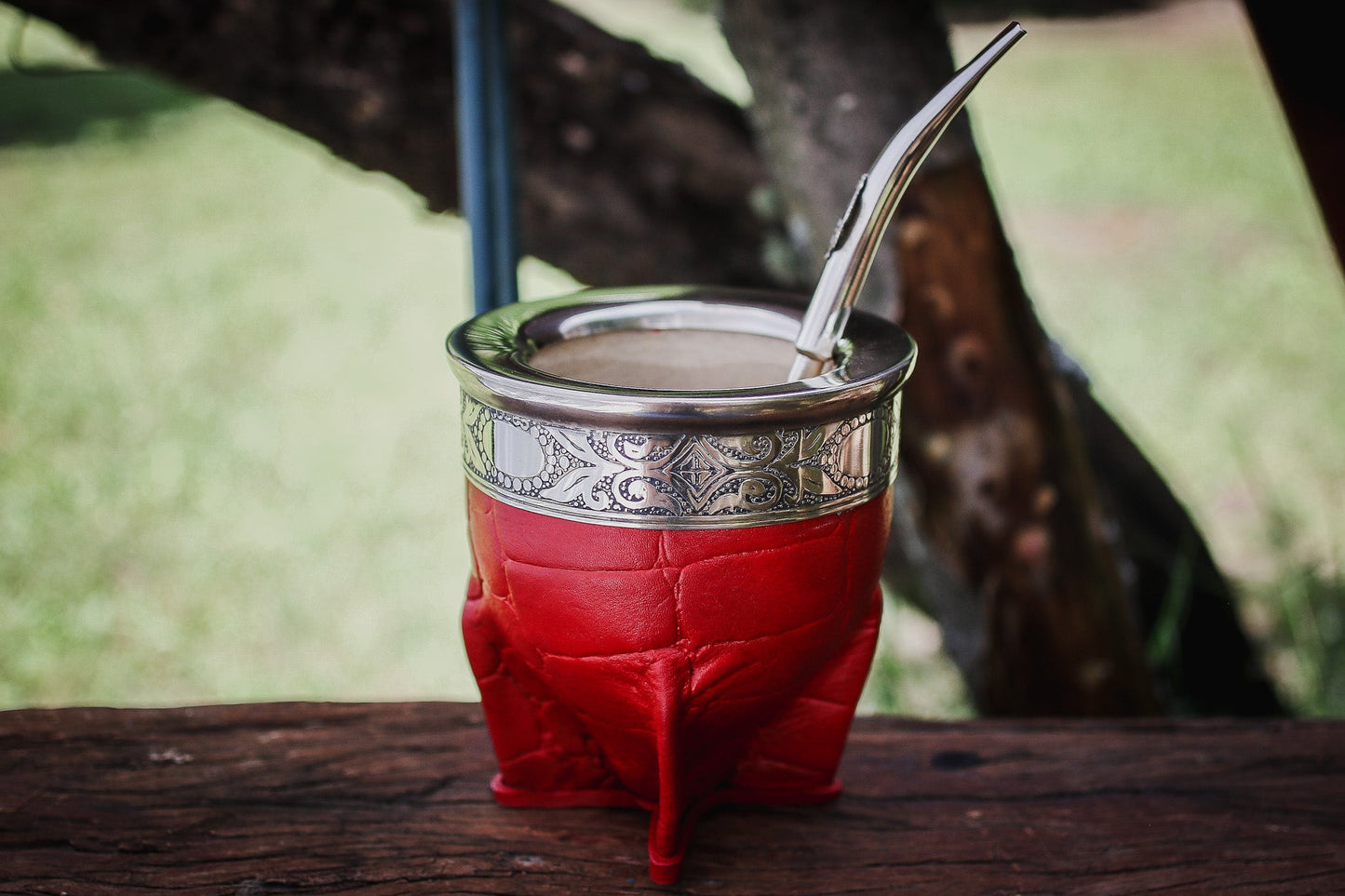Mate Imperial Cuero y Alpaca