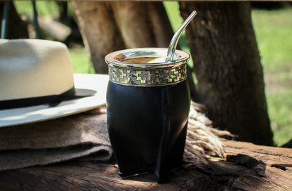Mate Imperial de Cuero y Alpaca