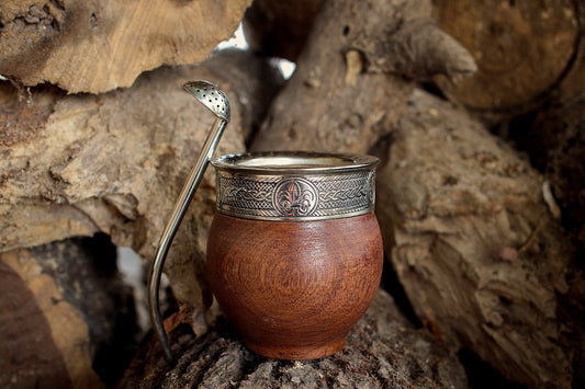 Mate de Algarrobo y Bombilla