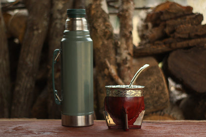 Mate Imperial Cuero y Alpaca