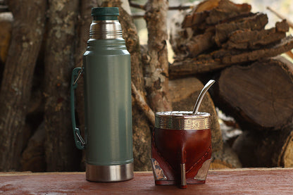 Mate Imperial de Cuero y Alpaca