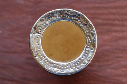 Mate Imperial Cuero y Bombilla Alpaca