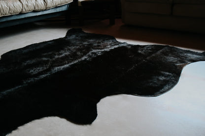 Alfombra "Mora" de Cuero Natural