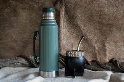 Imperial Cuero y Alpaca con Bombilla