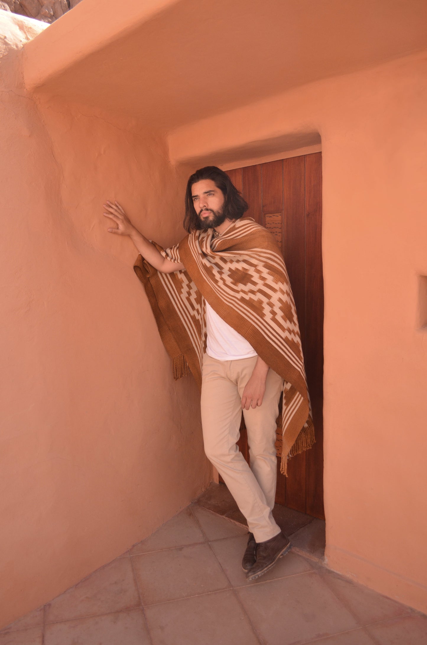 Poncho "De Lamadrid" Obra en Telar Criollo