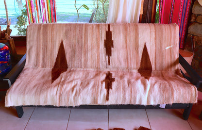 Alfombra Lana de Llama Hecha en Telar