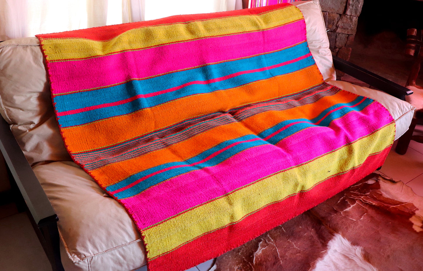 Puyo Antiguo Lana de Oveja en Telar