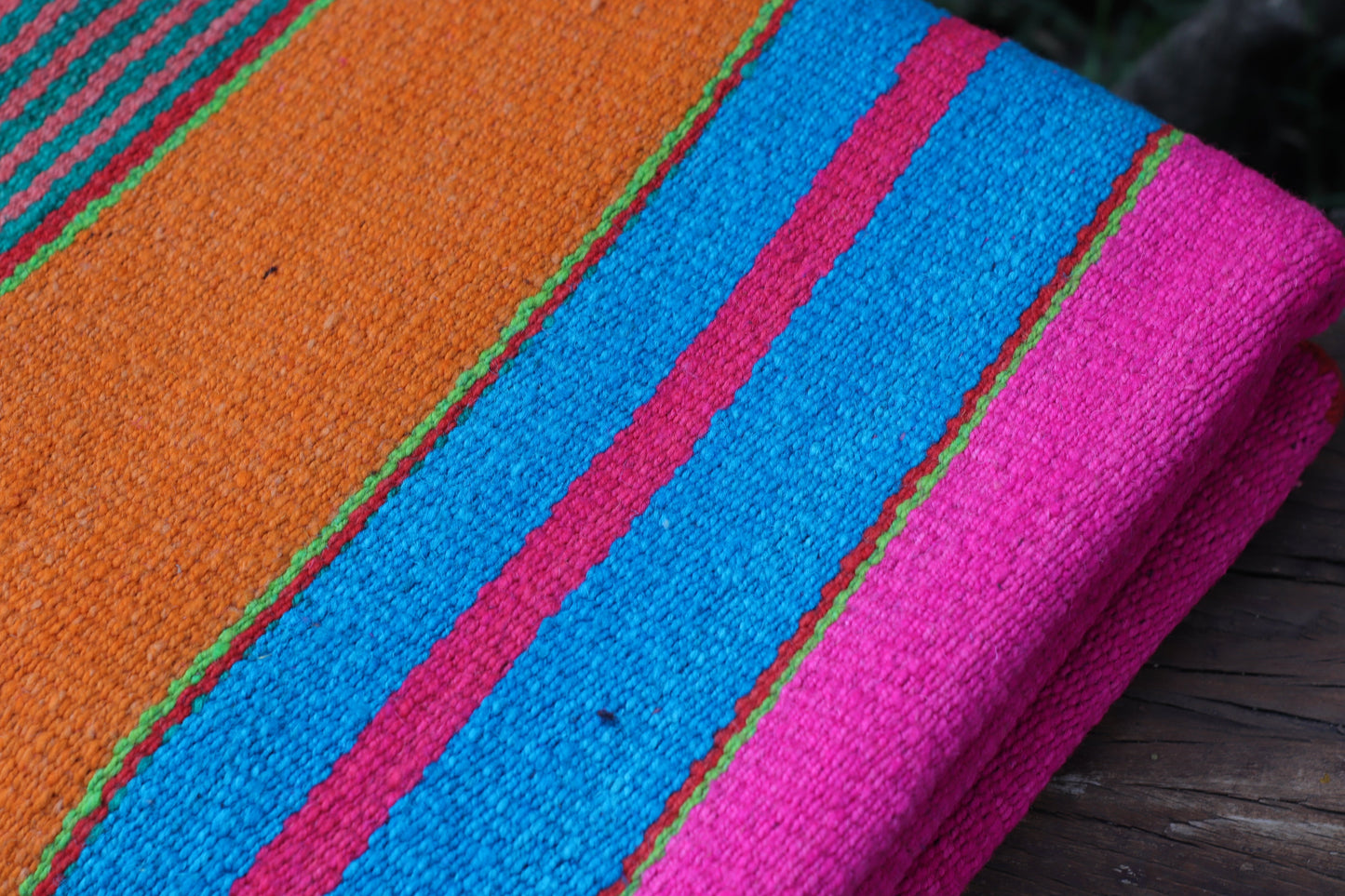 Puyo Antiguo Lana de Oveja en Telar