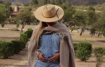 Poncho “San Carlo” Hilos de Oveja
