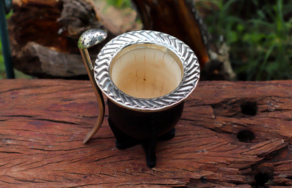 Mate de Cuero y Alpaca