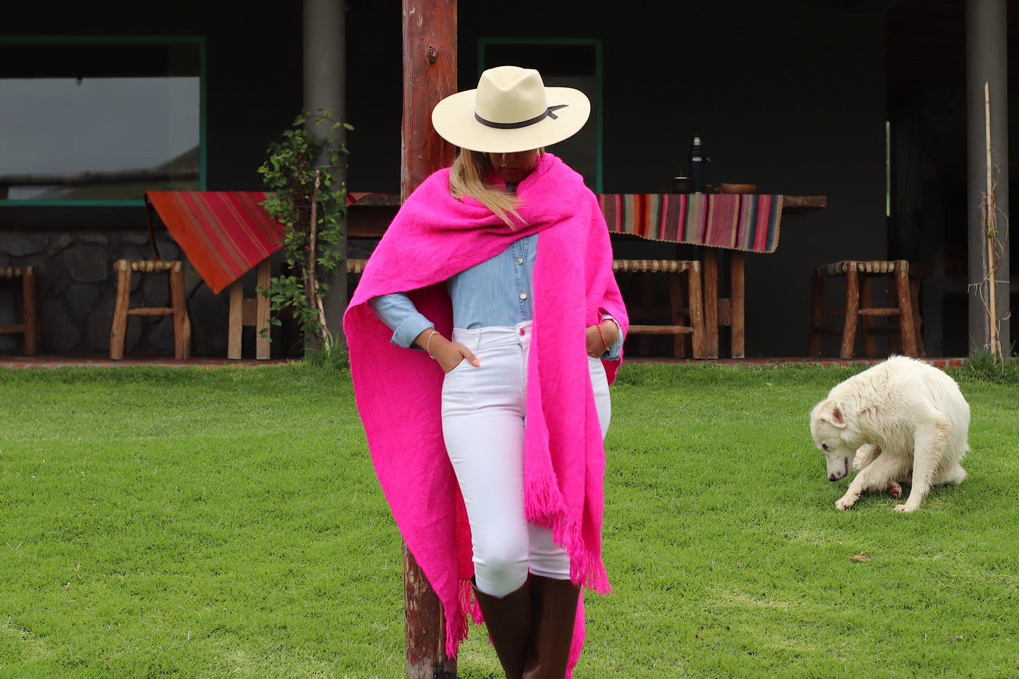 Ruana "Mamba" de Llama Baby