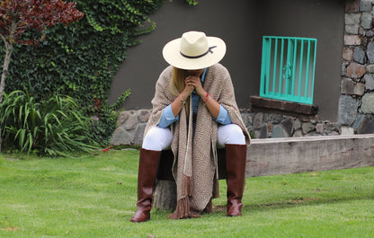 Ruana "Ukamay" Llama Baby en Telar
