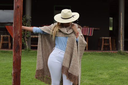 Ruana "Ukamay" Llama Baby en Telar