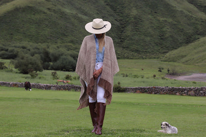 Ruana "Ukamay" Llama Baby en Telar