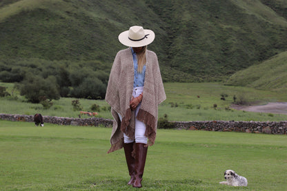 Ruana "Ukamay" Llama Baby en Telar