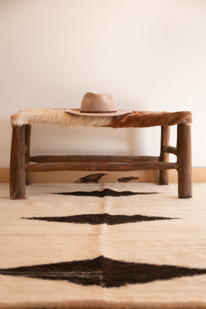 Alfombra Lana de Oveja Hecha en Telar